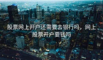 股票网上开户还需要去银行吗，网上股票开户要钱吗