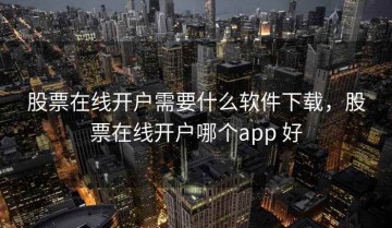 股票在线开户需要什么软件下载，股票在线开户哪个app 好