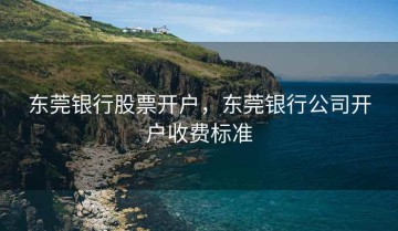 东莞银行股票开户，东莞银行公司开户收费标准