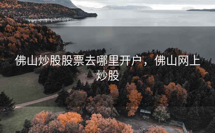 佛山炒股股票去哪里开户,佛山网上炒股 佛山炒股股票去哪里开户,佛山网上炒股